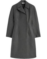 Jil Sander - Abrigo De Lana Con Doble Botonadura - Lyst