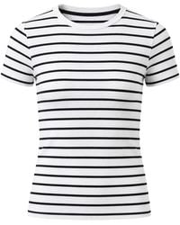 Patrick Assaraf - Striped-Pattern T-Shirt - Lyst