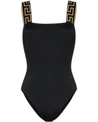 Versace - Badeanzug mit Greca-Muster - Lyst