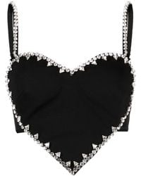 Area - Verziertes Cropped-Top - Lyst