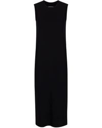 Another Tomorrow - Sleeveless Side-Slit Dress - Lyst