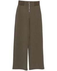 Patrizia Pepe - Zip-Fastening Wide-Leg Trousers - Lyst