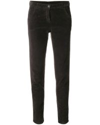 Woolrich Velvet skinny jeans - Gris