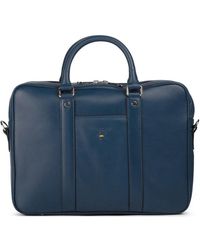 Doucal's - Top-Handle Leather Briefcase - Lyst