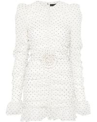ROTATE BIRGER CHRISTENSEN - Printed Long Sleeve Dress - Lyst