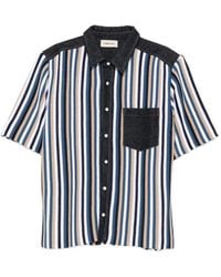 Atomo Factory - Stripe Buttoned Shirt - Lyst