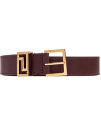 Versace - Greca Goddess Leather Belt - Lyst