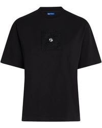 Karl Lagerfeld - T-Shirt À Logo Brodé - Lyst