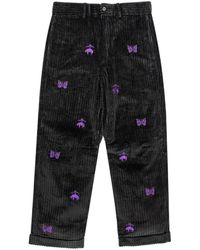 Brooks Brothers - X Needles Embroidered Corduroy Trousers - Lyst