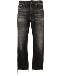 R13 - Cropped Jeans - Lyst