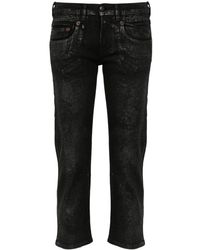R13 - Cropped Low-rise Jeans - Lyst