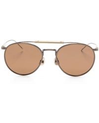 Brunello Cucinelli - Bc2004St Pilot-Frame Sunglasses - Lyst