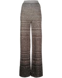 Missoni - Sequin-embellished Straight-leg Trousers - Lyst