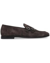 Neil Barrett - Double-Strap Suede Loafers - Lyst