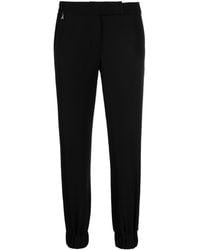 Patrizia Pepe - Logo-Plaque Low-Rise Track Trousers - Lyst