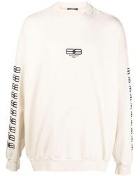 Balenciaga - Bb Paris Icon Sweatshirt - Lyst