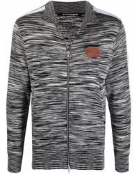 Palm Angels - X Missoni Melange Knit Zip-front Track Jacket - Lyst