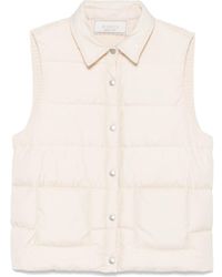 Peserico - Gilet En Peau De Pêche - Lyst