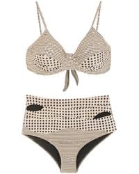 Amir Slama - Polka-Dot Print High-Rise Bikini - Lyst