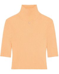Courreges - Turtleneck Cropped Top - Lyst