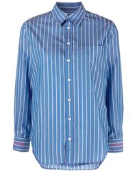 Zadig & Voltaire - Taski Striped Cotton Shirt - Lyst