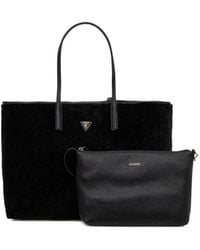 Guess - Victoria Logo-Plaque Tote Bag - Lyst