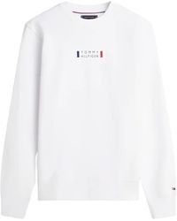 Tommy Hilfiger - Pullover Mit Logo-Print - Lyst