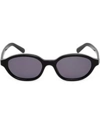 MM6 by Maison Margiela - Oval-Frame Sunglasses - Lyst