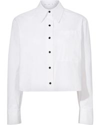 Proenza Schouler - Alma Button-up Cotton Shirt - Lyst