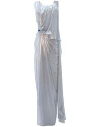 Gemy Maalouf - Asymmetrical Pleated Dress - Lyst