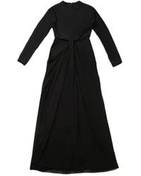 The Row - Draped-Detail Maxi Dress - Lyst