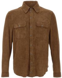 CONCEPT LEATHER - Marc37 Napoli Leather Shirt - Lyst