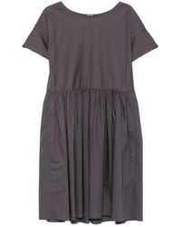 Susanne Bommer - Gathered-Waist Short-Sleeve Dress - Lyst
