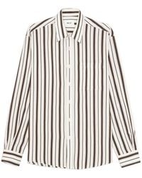 NN07 - Deon Striped Chest-Pocket Shirt - Lyst