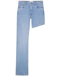 Coperni - One-Leg Boyfriend Asymmetric Jeans - Lyst