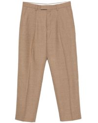 Sandro - Wide-Leg Wool Suit Trousers - Lyst