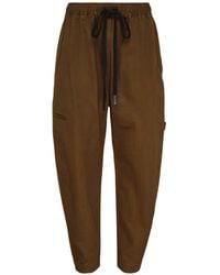 Lee Mathews - Harper Drawstring-Waist Cargo Pants - Lyst