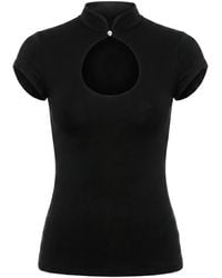 Axel 113 - Khy Bcut-Out T-Shirt - Lyst