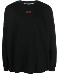 Gcds - Long-sleeved Logo-print T-shirt - Lyst