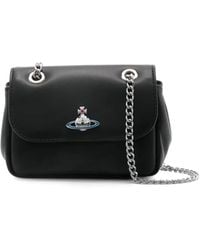 Vivienne Westwood - Kleine Schultertasche Mit Orb-Schild - Lyst