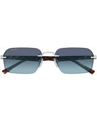 Gucci - Rectangle-Frame Sunglasses - Lyst
