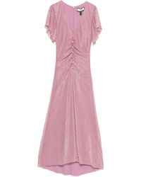 Nissa - Ruched Midi Dress - Lyst