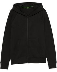 BOSS - Hoodie Zippé À Logo Imprimé - Lyst