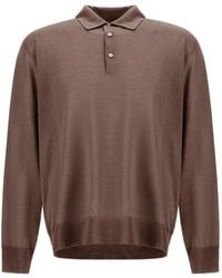 Herno - Long-Sleeve Polo Shirt - Lyst
