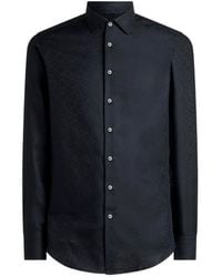 Etro - Jacquard Cotton Shirt With Medallion Pattern - Lyst