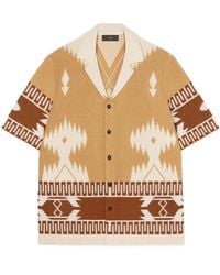Alanui - Icon Piquet Cotton Jacquard Shirt - Lyst