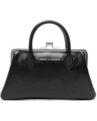 Comme des Garçons - Logo-Print Kiss-Lock Wallet - Lyst