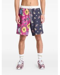 PATTA - Trainingsshorts Met Bloemenprint En Patchwork - Lyst