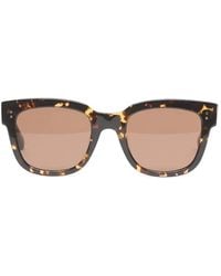 Messyweekend - Tortoiseshell-Effect Square-Frame Sunglasses - Lyst