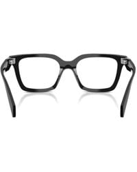Prada - Geometric-Frame Glasses - Lyst
